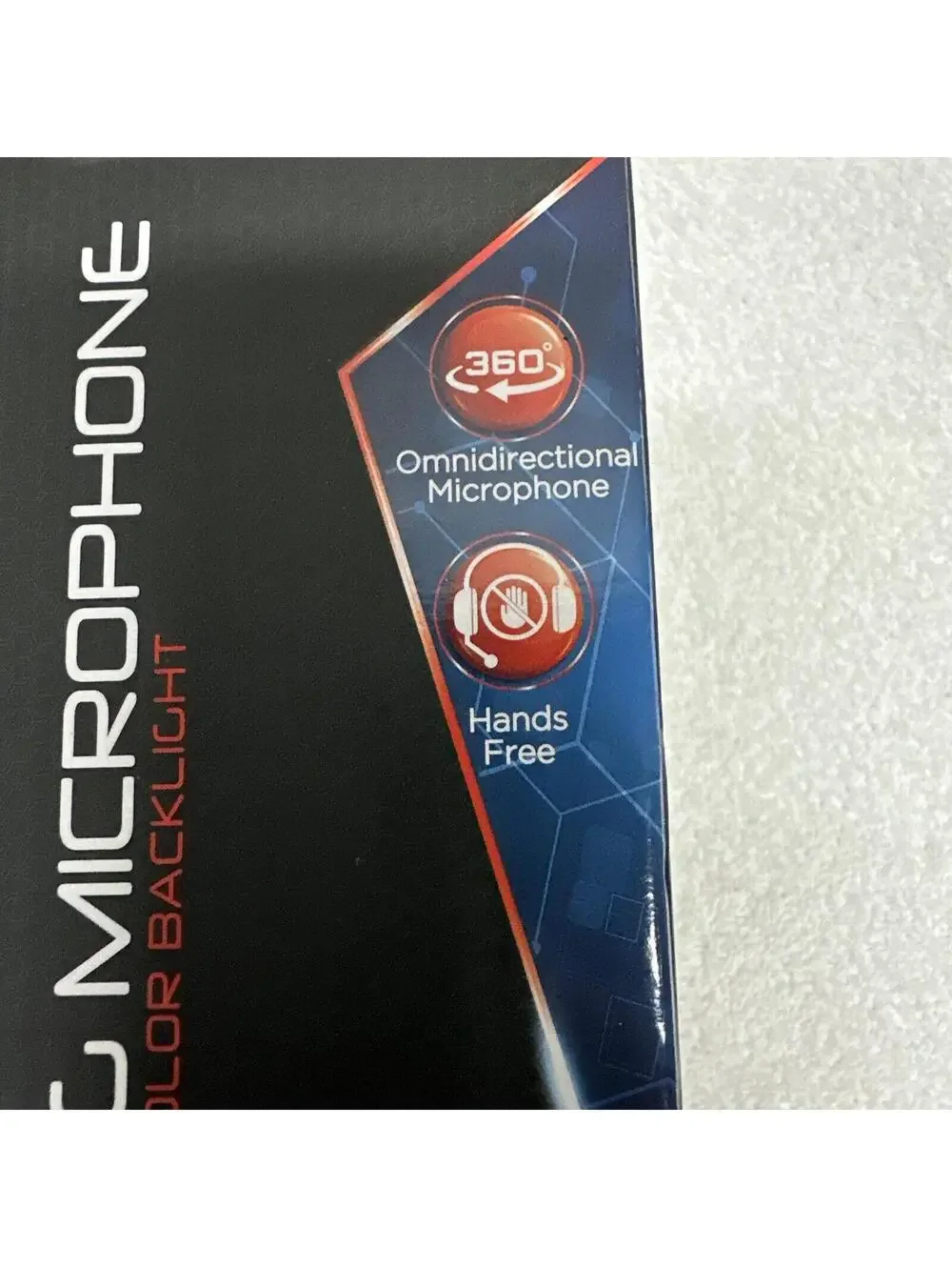 Gaming microphone - new- Multi Color Backlight Bytech Gaming Technology